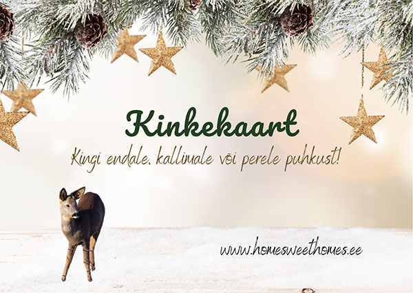 Puhkemaja kinkekaart